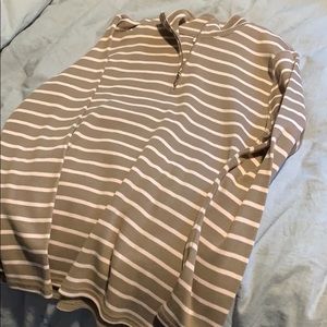 Lightweight striped Henley